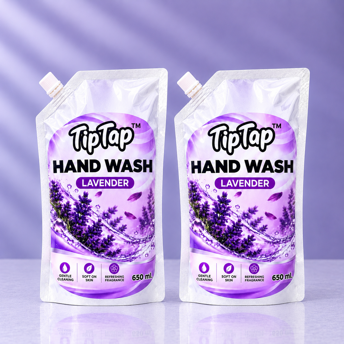 TipTap Lavender Handwash Pouch (650ml)