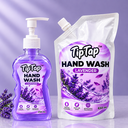 TipTap Lavender Handwash Pouch (650ml)