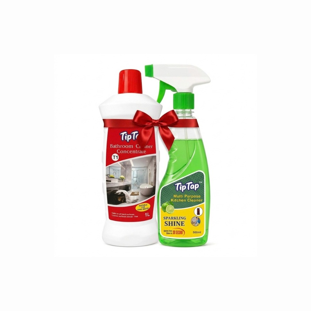 TipTap Combo: Bathroom (1L) + Multipurpose (500ml)