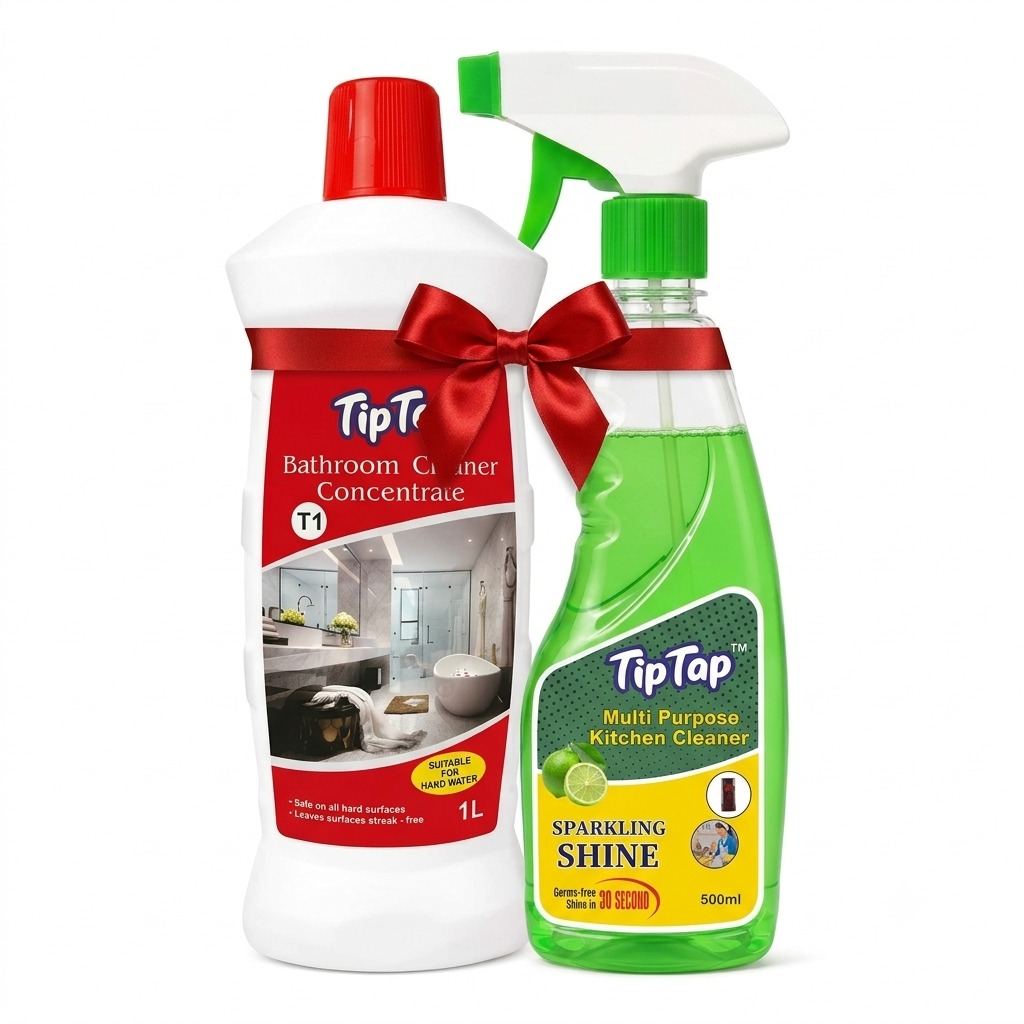 TipTap Bathroom Cleaner (1Ltr) + TipTap Multipurpose Kitchen Cleaner (500ml)